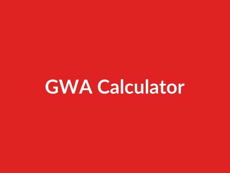 GWA Calculator